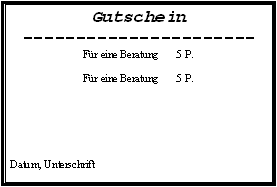 Gutschein